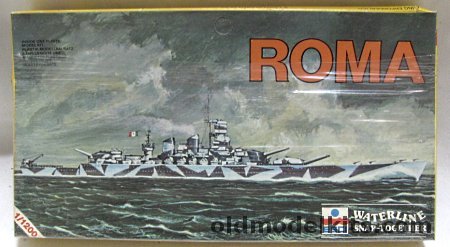 ESCI 1/1200 Italian Battleship Roma, 412 plastic model kit